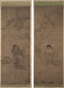 Li Tieguai; Liu Haichan door Unknown artist