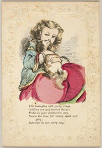 Als vlinders met mooie vleugels (valentijn) door Unknown artist