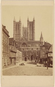 Kathedraal van Lincoln. door Unknown artist
