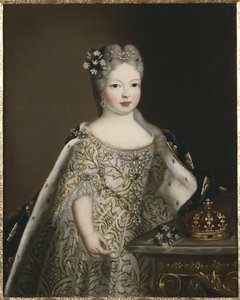 Portret van Infanta Mariana Victoria van Spanje (1718-1781), Koningin van Portugal door Unknown artist