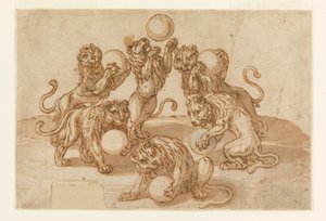 Leeuwen Jongleren met de Medici Ballen
