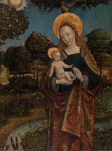 Madonna en kind door Unknown artist