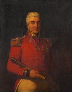 Generaal-majoor Sir William Morison KCB (1781-1851), Madras Army Staff door Unknown artist