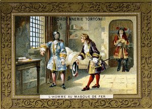 Man met ijzeren masker opgesloten in de gevangenis van Saint Margarita door Unknown artist
