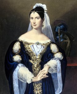 Maria de la Felicidad Malibran (1808 - 1836). door Unknown artist