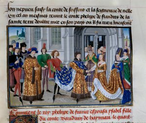 Huwelijk van Filips Augustus en Isabelle van Henegouwen (28 april 1181)