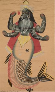 Matsya, Vis Avatara van Vishnu door Unknown artist
