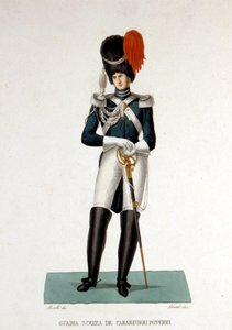 Lid van de Pontificale Gendarmerie van de Vaticaanstaat.