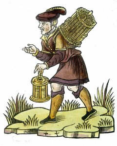 Koopman van vergeten - tekening door Unknown artist