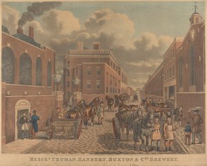 Brouwerij van Messrs. Truman, Hanbury, Buxton & Co., Spitalfields door Unknown artist