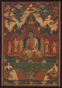 Milarepa op de berg Kailash door Unknown artist
