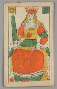 Minchiate (Tarot) speelkaart door Unknown artist