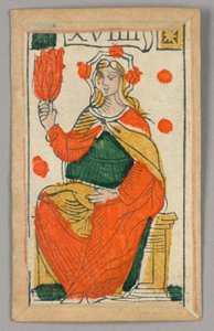 Minchiate (Tarot) speelkaart door Unknown artist