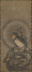 Monju Bosatsu (Manjushri) door Unknown artist