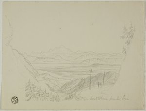 Mont Blanc vanaf de Jura