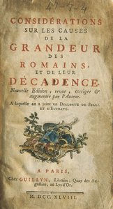 Montesquieu, Charles-Louis de Secondat, Baron de la Brede door Unknown artist