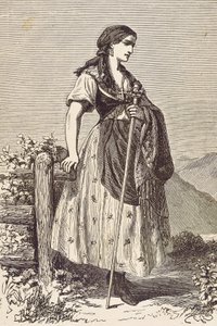 Moravische vrouw door Unknown artist