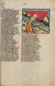 Mozes in de rivier door Unknown artist