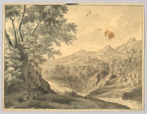 Bergachtig Landschap door Unknown artist