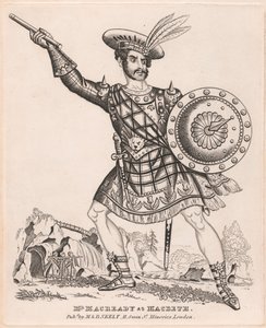 Mr. Macready als Macbeth door Unknown artist