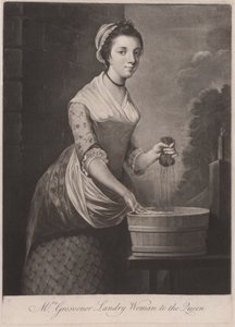 Mevrouw Grosvenor Wasvrouw van de Koningin door Unknown artist