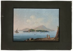 Napels met Vesuvius