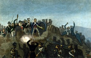 Napoleon I bij de Slag om Montmartre, 30 maart