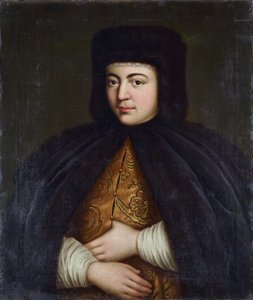 Portret van Tsarina Natalia Naryshkina (1651-1694)