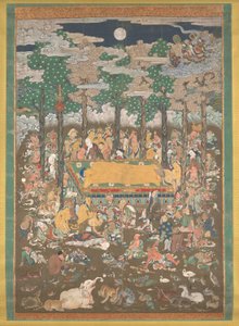 Nehan: Dood van de Boeddha door Unknown artist