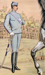 Officier van de lijfwacht van de koning van Zweden door Unknown artist