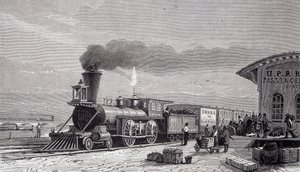 Station Omaha, startpunt van de Pacific Railway - in 