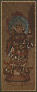 Een van de twaalf deva: Bishamon-ten (<em>Vaisravana</em>)