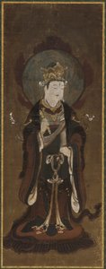 Een van de twaalf deva: Taishaku-ten (Indra)