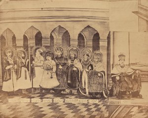 [Schilderij met de Nawabs van Awadh, India]. door Unknown artist