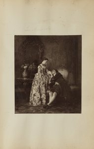 [Schilderij van jong stel]. door Unknown artist