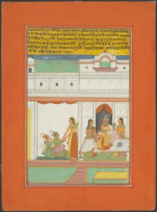 Panchama Ragini, bladzijde uit een Jaipur Ragamala-set door Unknown artist