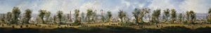 Panoramisch uitzicht op de Wereldtentoonstelling van 1867, Champ-de-Mars door Unknown artist