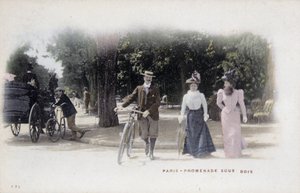 Parijs, promenade sous bois door Unknown artist