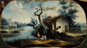 Pastorale scène. Tussen 1701 en 1800