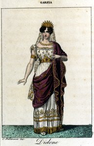 Pauline Viardot - García, Franse zangeres in de rol van Didon. Opera 