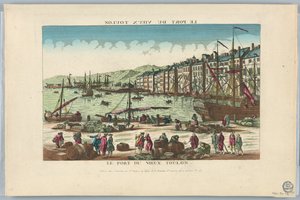 Kijkdoos, Le Port Du Vieux Toulon door Unknown artist