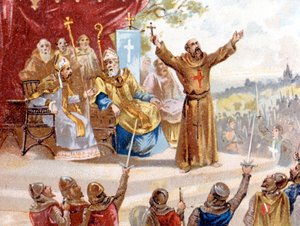 Peter de Kluizenaar predikt de Kruistocht (1095 - 1099)