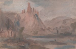 Petit Andeleys aan de Seine door Unknown artist
