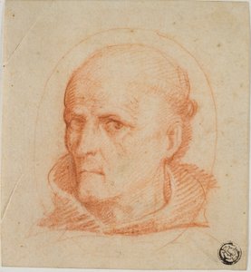 Portret Hoofd van een Franciscaner Monnik door Unknown artist
