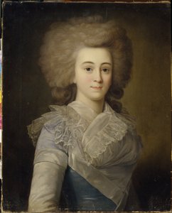 Portret van Elisabeth Alexandrovna Stroganova (1745-1831) door Unknown artist