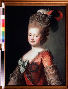 Portret van keizerin Maria Feodorovna (Sophie Dorothee van Württemberg) door Unknown artist