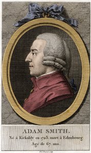 Portret van Adam Smith (1723-1790), Schotse filosoof en econoom.