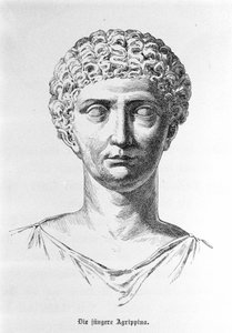 Portret van Agrippina de Jongere (16 - 59). door Unknown artist