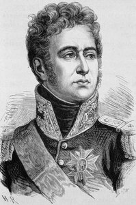 Portret van Alexandre Law, Markies de Lauriston (1768 - 1828). Gravure uit het einde van de 19e eeuw in “Histoire de France” door H. Martin.