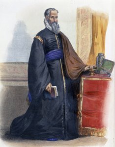 Portret van Ambroise Paré, Franse arts en chirurg (1509-1590) (in 